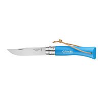 Opinel No07 Trekking Folding Knife S/S Blue Cyan