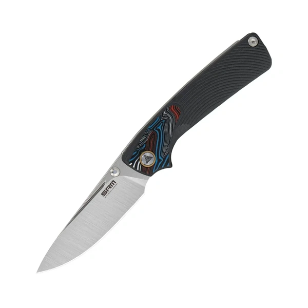 106M-GK Sandvik 14C28N blade, G10 w/Gmascus inlay handle, slip joint