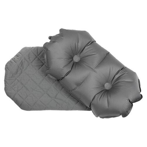 KLYMIT Luxe Pillow Grey Ultra-Lite Ultra Comfortable Inflatable Pillow