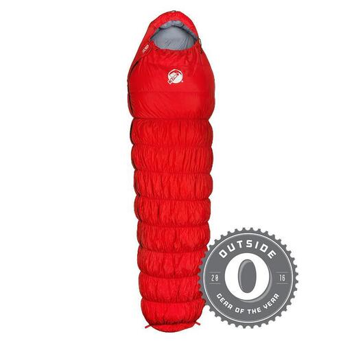 KLYMIT KSB 20 Down Red Sleeping Bag -7˚C Three Season Size Regular Ultra-Lite