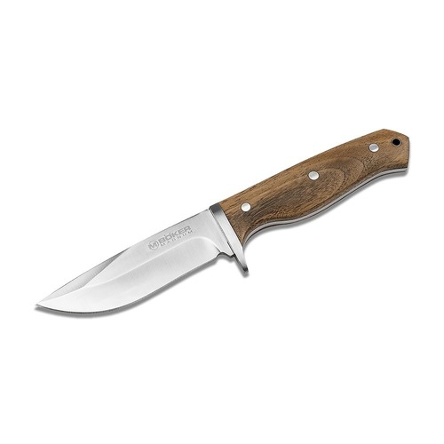 Magnum By Boker Walnut Drop Fixed Blade Knife 162-MB02SC338