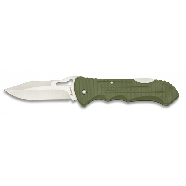 Albainox Pocket Folder Knife with Green ABS Handle 18024 B121
