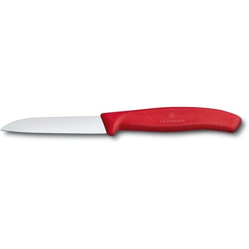 Victorinox Paring Knife Straight Blade Red 5.0401