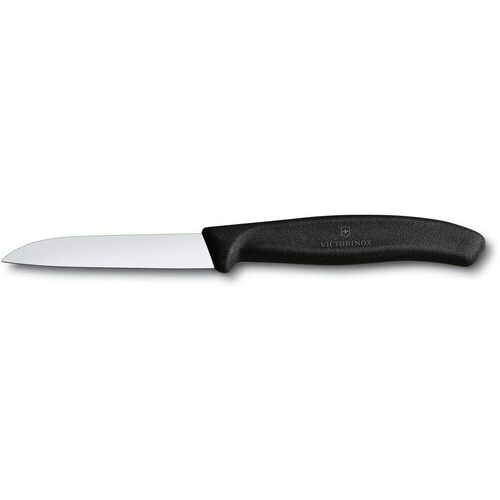 Victorinox Pairing Knife 8cm Black Straight Blade 5.0403