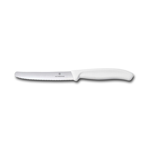Victorinox White Serrated Knife 5.0837.RS