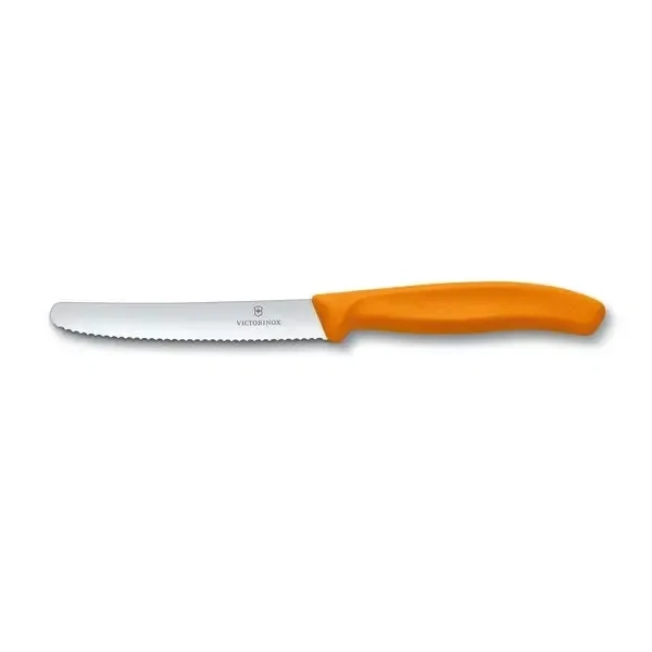 Victorinox Classic Tomato and Table Serrated Knife Orange 6.7836.L119