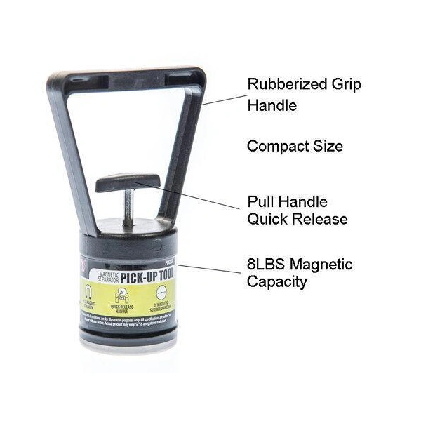 BKJ IMPORTS 8LB Magnetic Seperator Pick-Up Tool
