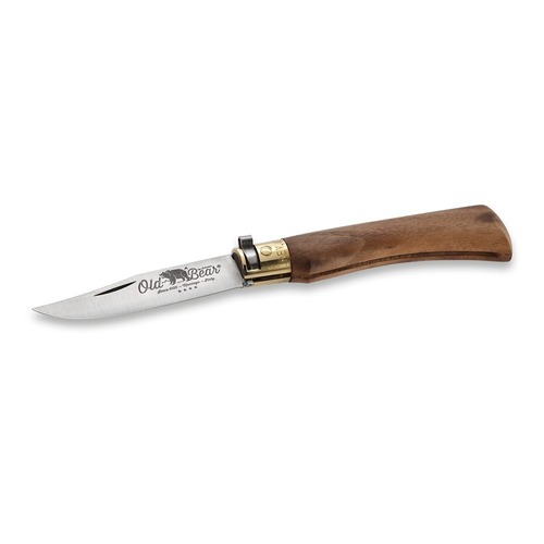 Antonini 9307/19Ln Old Bear Medium Walnut Folding Knife - Stainless ANT930719LN