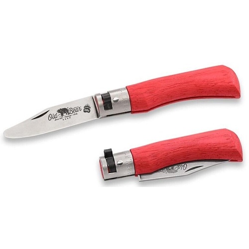 Antonini 9351/15-Mrk Old Bear Children'S Knife - Red ANT935115MRK