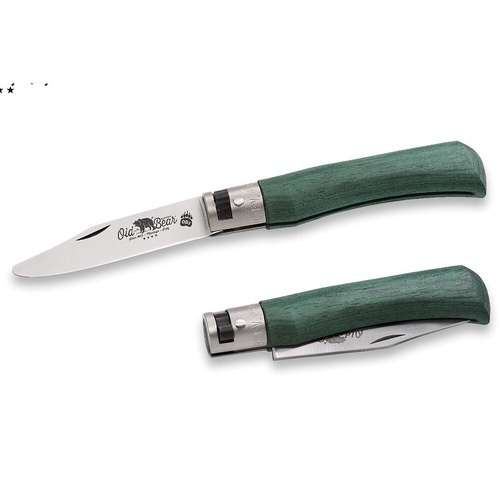 Antonini 9357/17-MVK Old Bear Children's Knife - Green