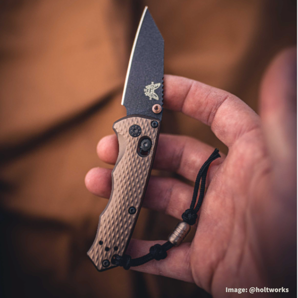 Benchmade Immunity Lanyard With Bead, Rose Gold