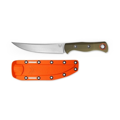 Benchmade 15500-3 Meatcrafter, Premium Fixed Blade, OD G10