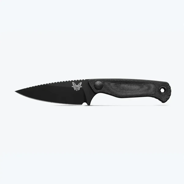 Benchmade 203BK-02 Dacian | Black Micarta | Spear Point Fixed Blade Knife