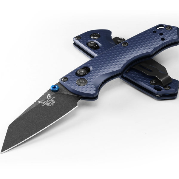 Benchmade 290BK Full Immunity Axis Folding Knife, Crater Blue