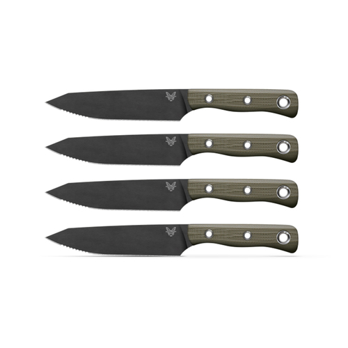 Benchmade B4001BK Custom Table Set - 4 Piece 4060BK Custom Table Knife