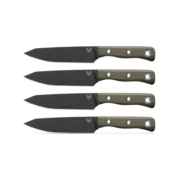 Benchmade B4001BK Custom Table Set - 4 Piece 4060BK Custom Table Knife