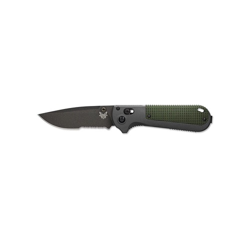 Benchmade 430SBK Redoubt Axis Folding Knife, Part Serrated