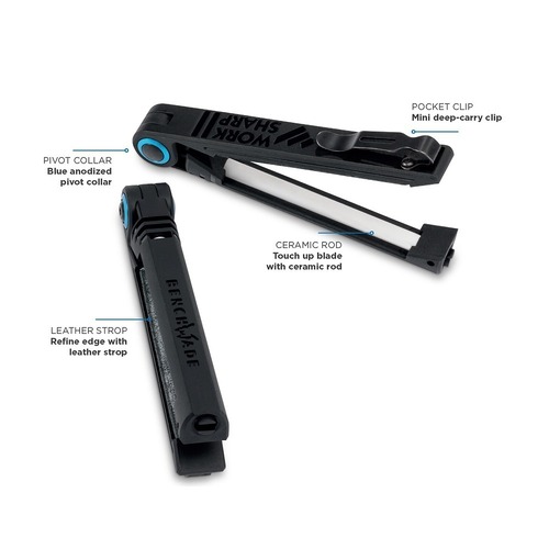 Benchmade 50030 Work Sharp Edc Folding Sharpener