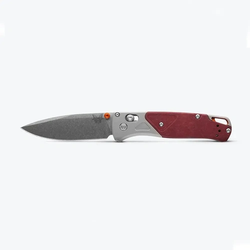 Benchmade 535-09 Bugout | Grey/Redstone Aluminum & Richlite Folding Knife