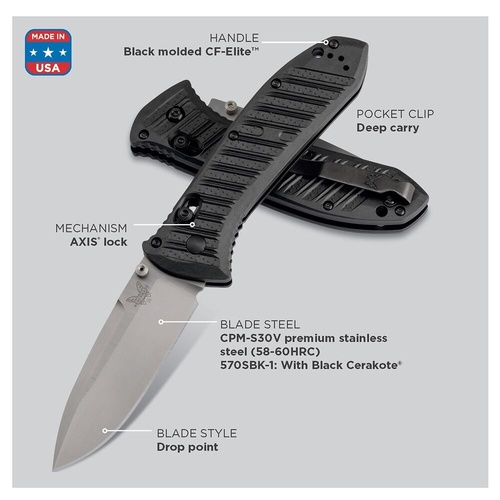 Benchmade 570-1 Presidio II Ultra  Axis Folding Knife