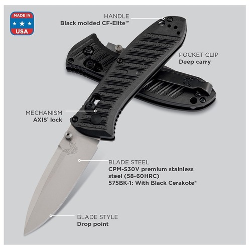 Benchmade 575-1 Mini Presidio Ii Ultra Folding Knife B575-1