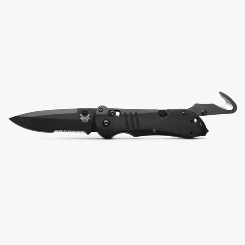 Benchmade 917SBK Tactical Triage | Black G10 Axis Folding Knife W/Hook