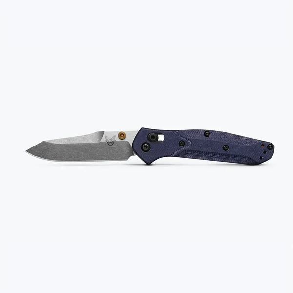 Benchmade 945-04 MINI OSBORNE | DENIM MICARTA Folding Knife