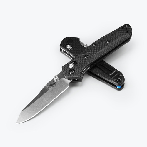 Benchmade 945-2 Mini Osborne, Axis Folding Knife, Carbon Fibre, New 2023 B945-2