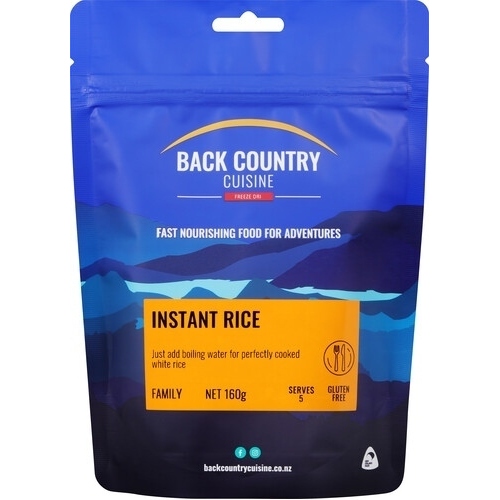 Back Country Cuisine Freeze Dried Meal - Instant Rice (Gluten Free) **LAST ONE** BC675