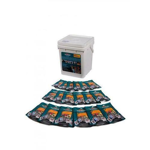 Back Country Cuisine - EMERGENCY BUCKET Freeze Dried Meals 18 single serves - BCBUCKET