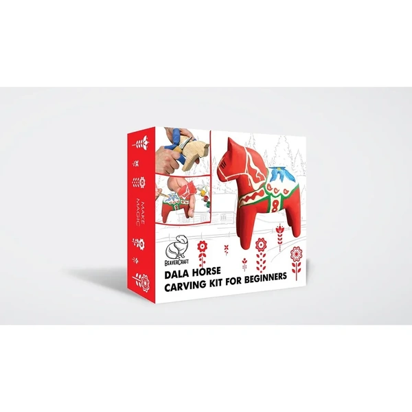 Dala Horse Carving Hobby-Kit