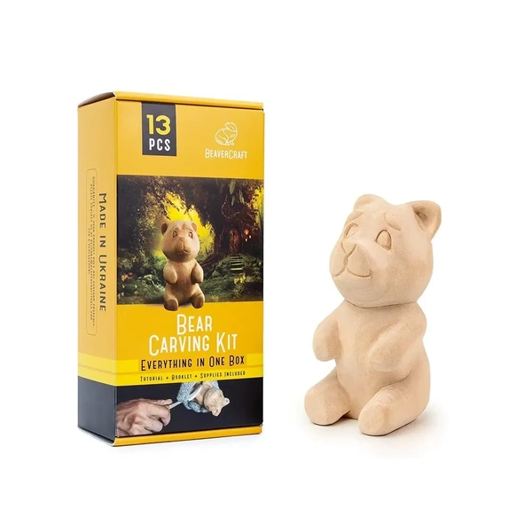 Bear Carving Hobby-Kit
