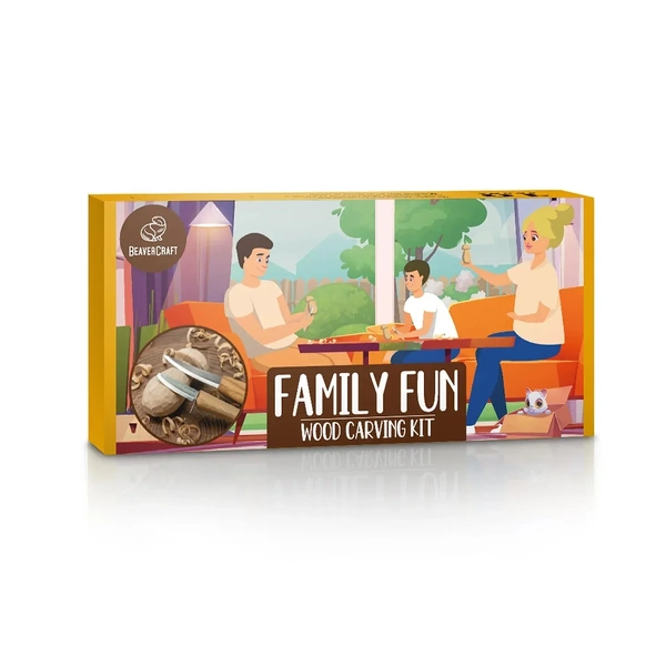 Family Fun Wood Carving Kit