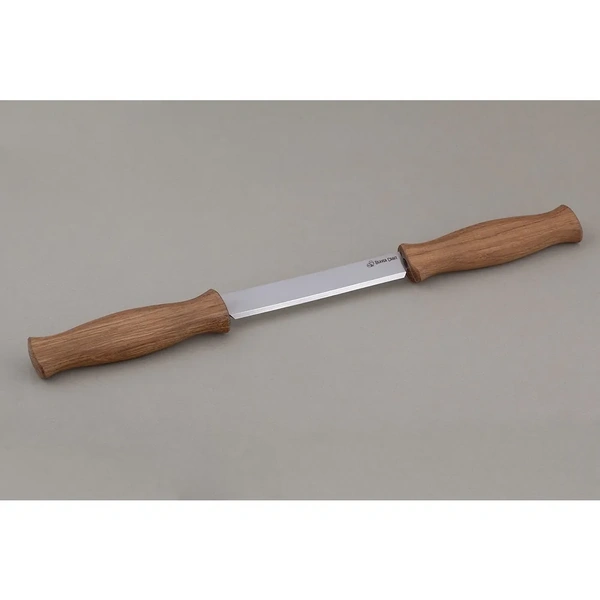 Drawknife 3mm with Oak Handle with Leather Sheath