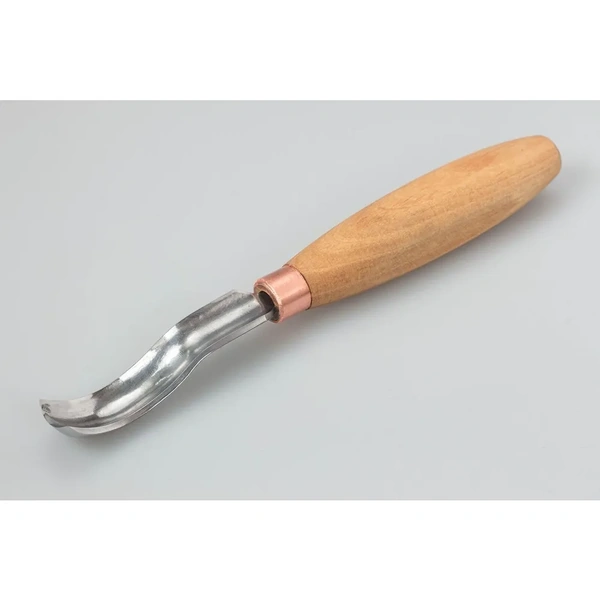 Compact short bent gouge. Sweep 8 (14mm)