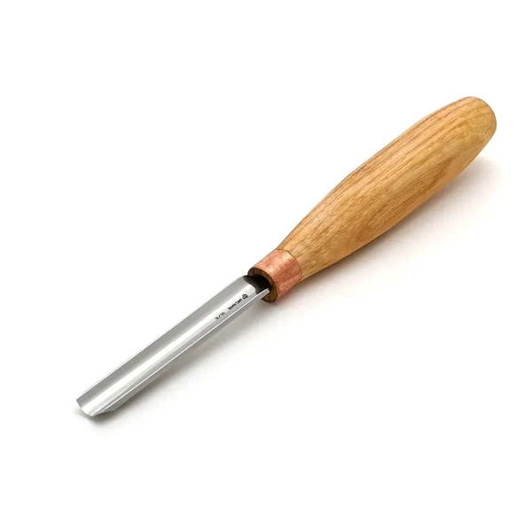 Compact straight rounded chisel. Sweep 9 (10mm)