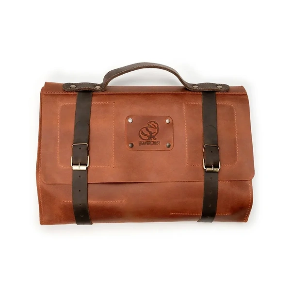 Universal Leather Tool Roll-Up Bag