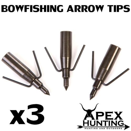 Apex Hunting Bow Fishing Arrow Tips 3 Pack BF-TIPS