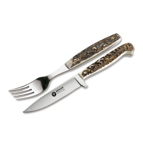 Boker Arborlito Salida Stag Picnic/Camping Cutlery