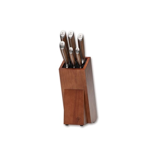 Boker Forge Wood Set 2.0 Knife Block Set, Six Knives BO03BO517SET