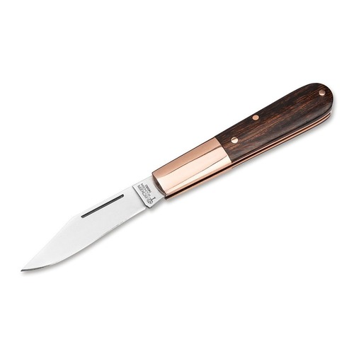 Boker Barlow Copper Integral Desert Ironwood Folding Knife BO110045