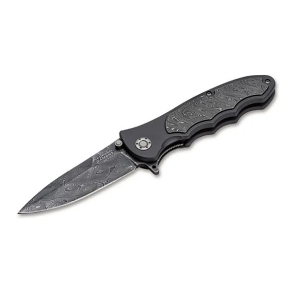 Boker Leopard-Damascus III Collection Folding Knife