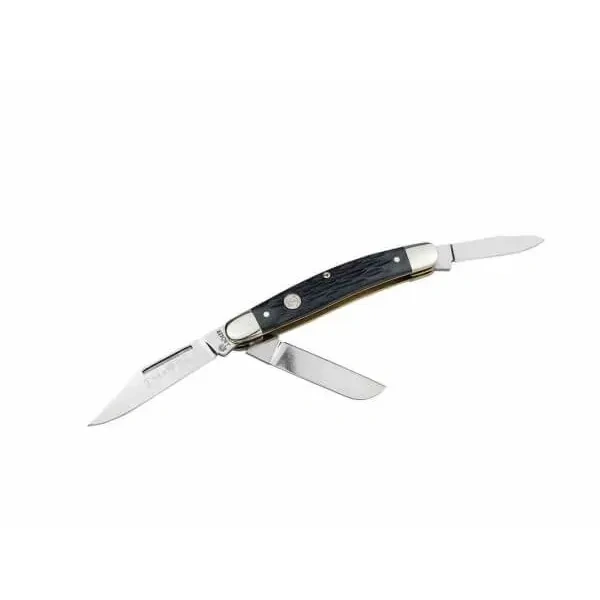 BOKER Treebrand Series Medium Stockman Jigged Black Bone