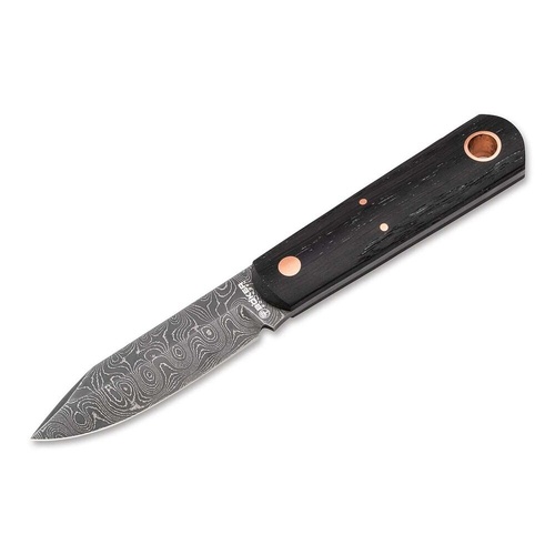 Boker Barlow Bff Fixed Blade, Damascus BO120508DAM