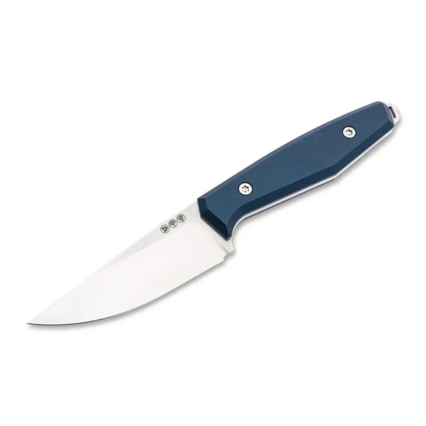 Boker Daily Knives AK1 Drop Point MagnaCut Blue Fixed Blade Knife