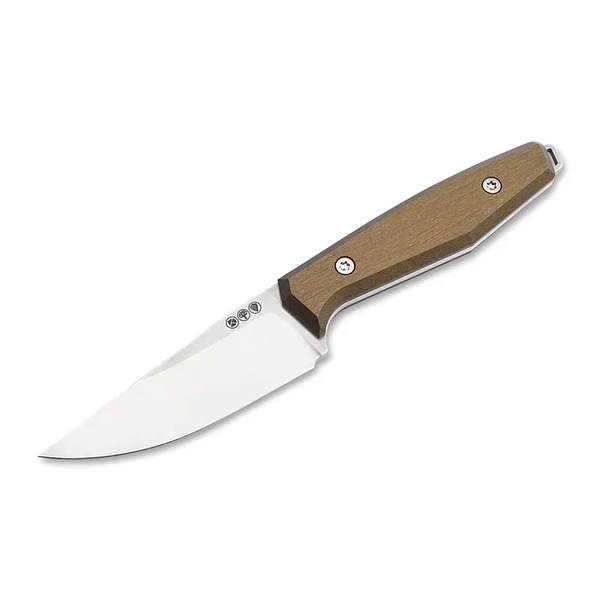 Boker DAILY KNIVES AK1 DROPPOINT MAGNACUT GOLD Fixed Blade Knife