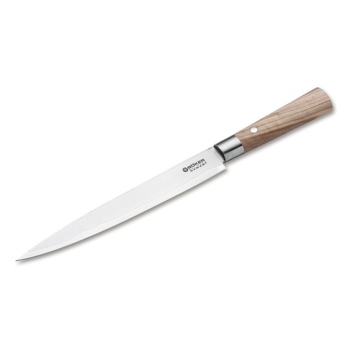 Boker Damascus Olivewood 23 Cm Carving Knife BO130445DAM