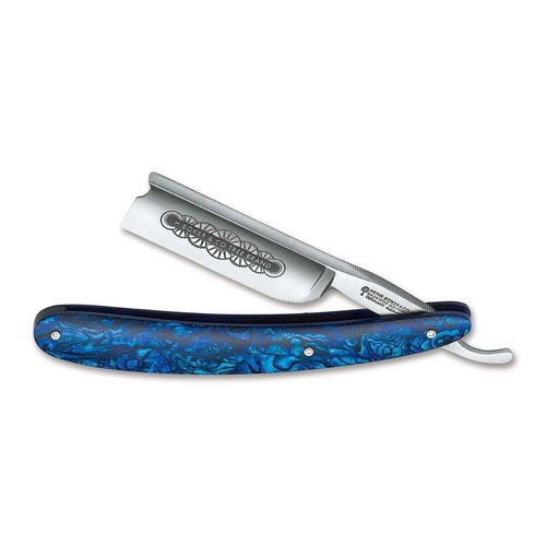 Boker Straight Razor - Blue Paua Shell - 7/8