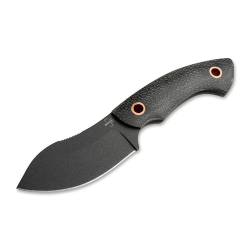 Boker Plus Nessmi Pro Black Fixed Blade Knife BP02BO066