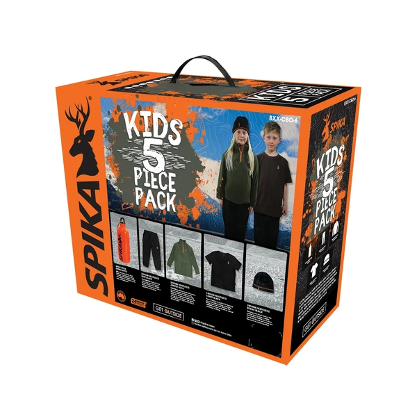 Spika 5 Piece Box Pack - Kids  - Olive - 10 BXX-CBO-6K4